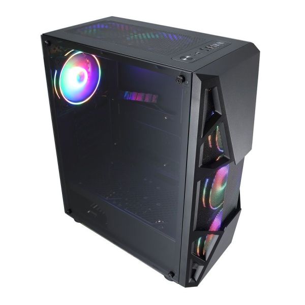 Корпус Formula CL-3303B RGB Midi-Tower черный